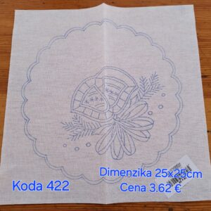 Prt za vezenje 25x25cm, 422