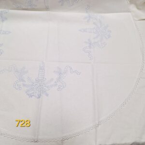 Prt za vezenje s čipko fi.22cm,733