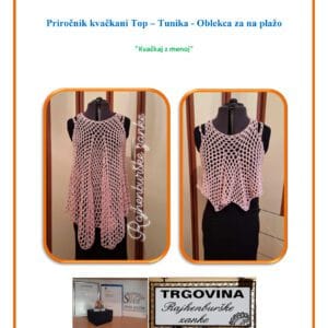 Navodila za kvačkanje Top Tunika za na plažo